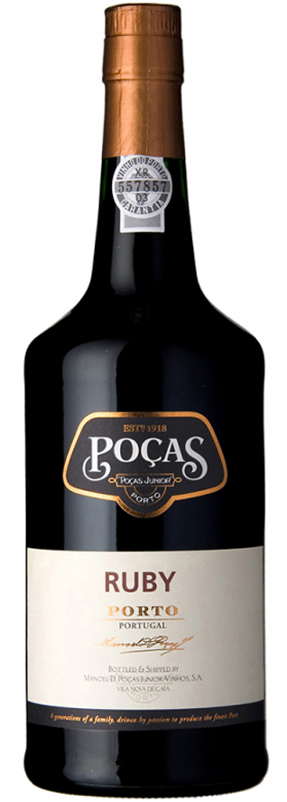 Poças Ruby Port, 0,75 l
