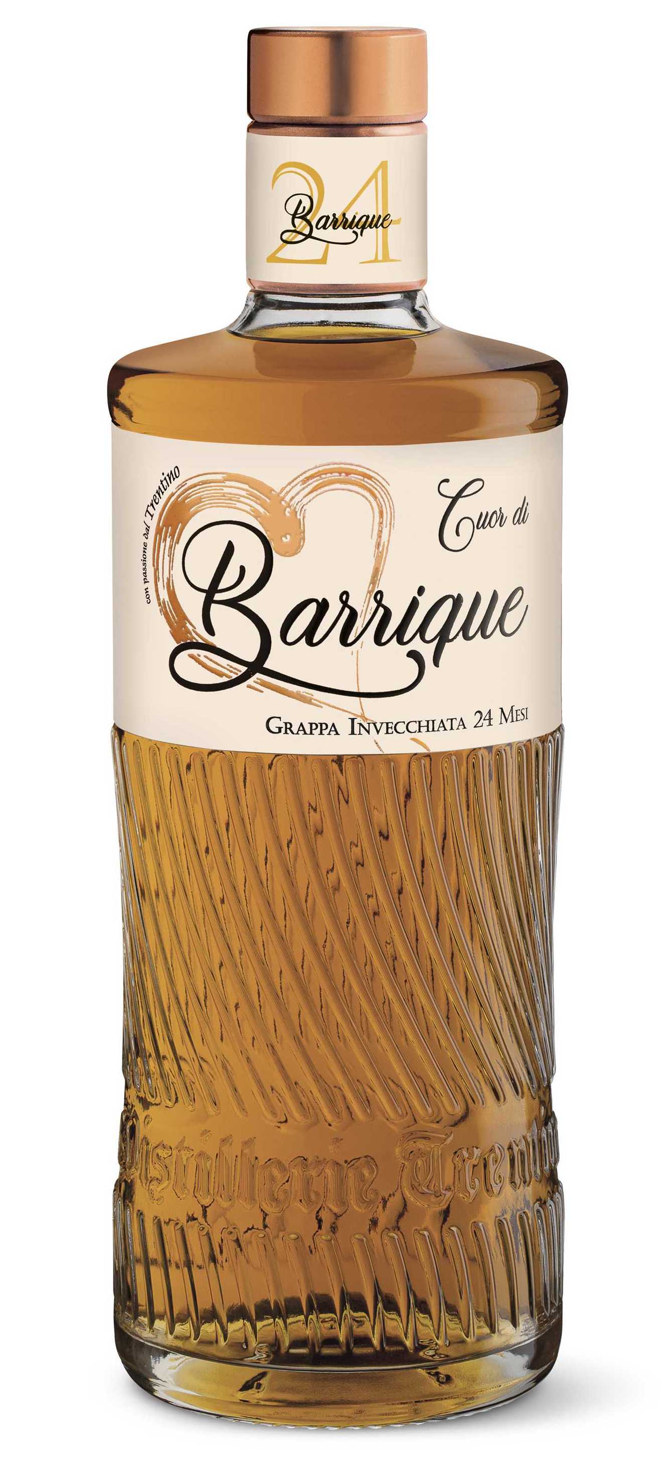 Grappa Invecchiata, Cuor di Barrique, Destillerie Trentine, 0,7 lt.